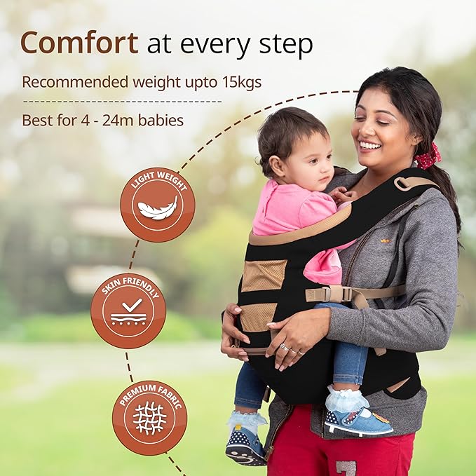 Baby Carrier Bag (0 to 36 months baby) | Premium Quality | 6 Months Warranty Included