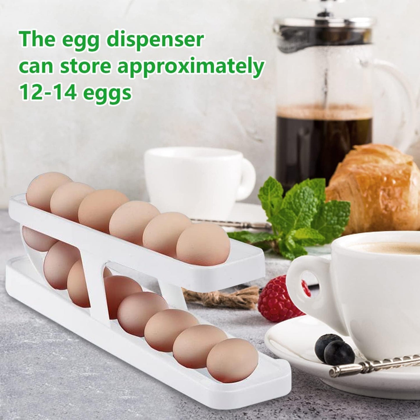 2 Floor Egg Dispenser Tray