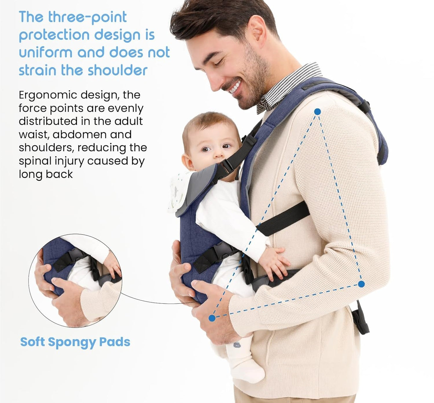 Baby Carrier Bag With Adjustable Hands